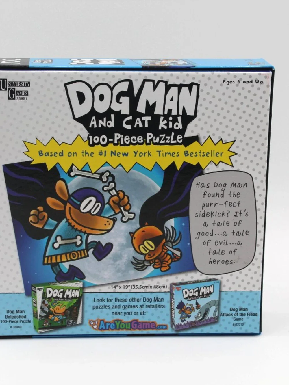 Dog Man and Cat Kid 100 Piece Jigsaw Puzzle- University Games 14